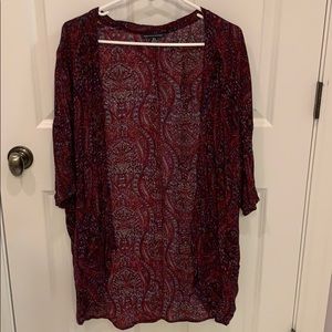 American Eagle purple kimono